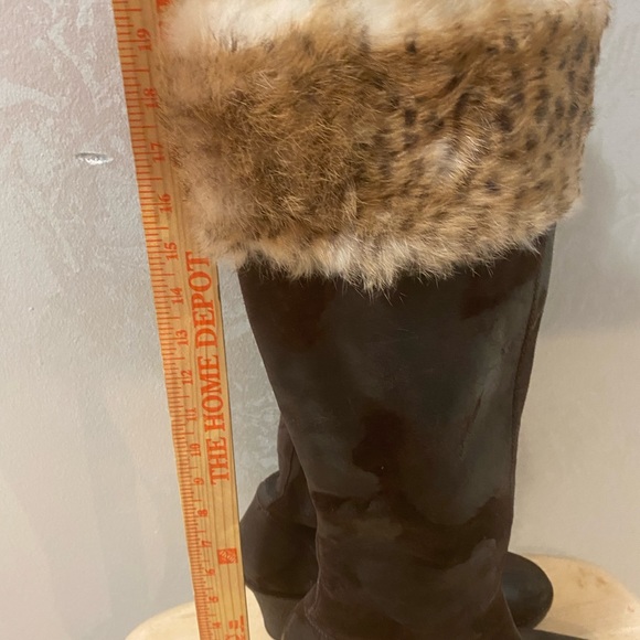 Brown leather’s distressed boots - Picture 3 of 3